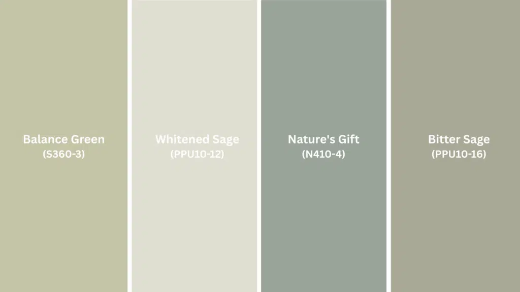 behr sage greens