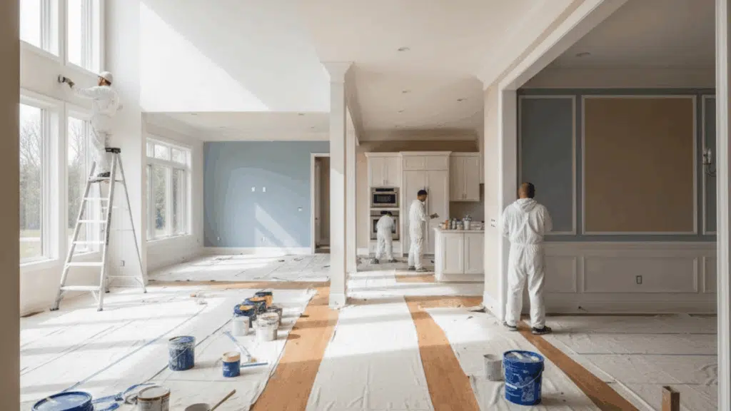 cost to paint a room breakdown by room type