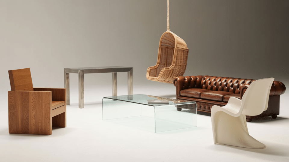 furniture categorized by material