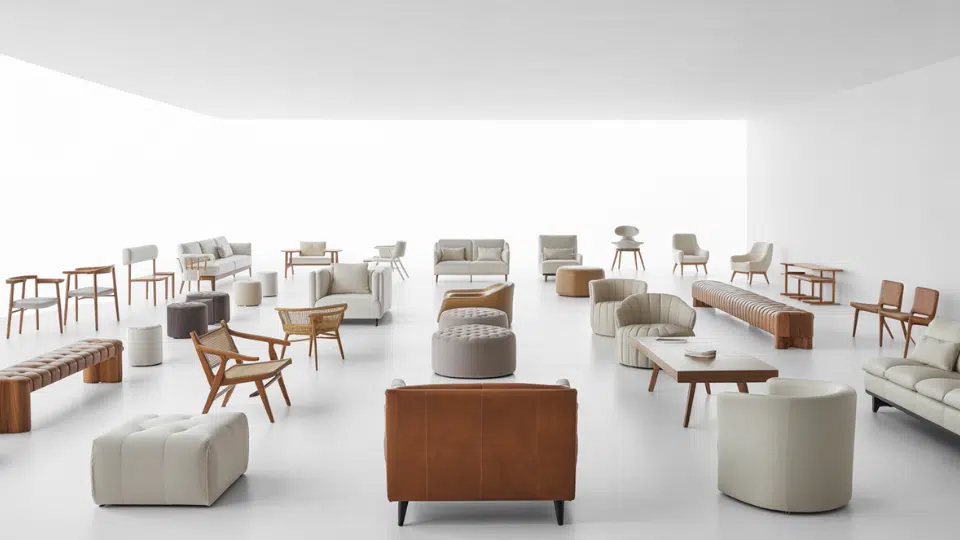 furniture sorted by function