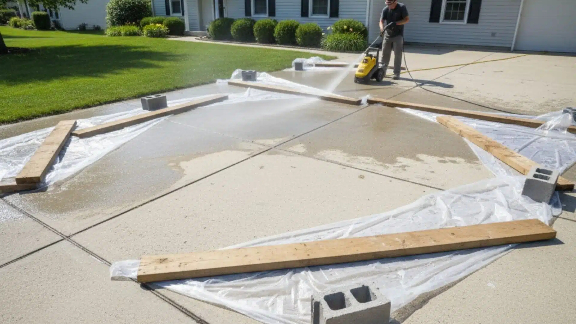 how to remove paint from concrete easily
