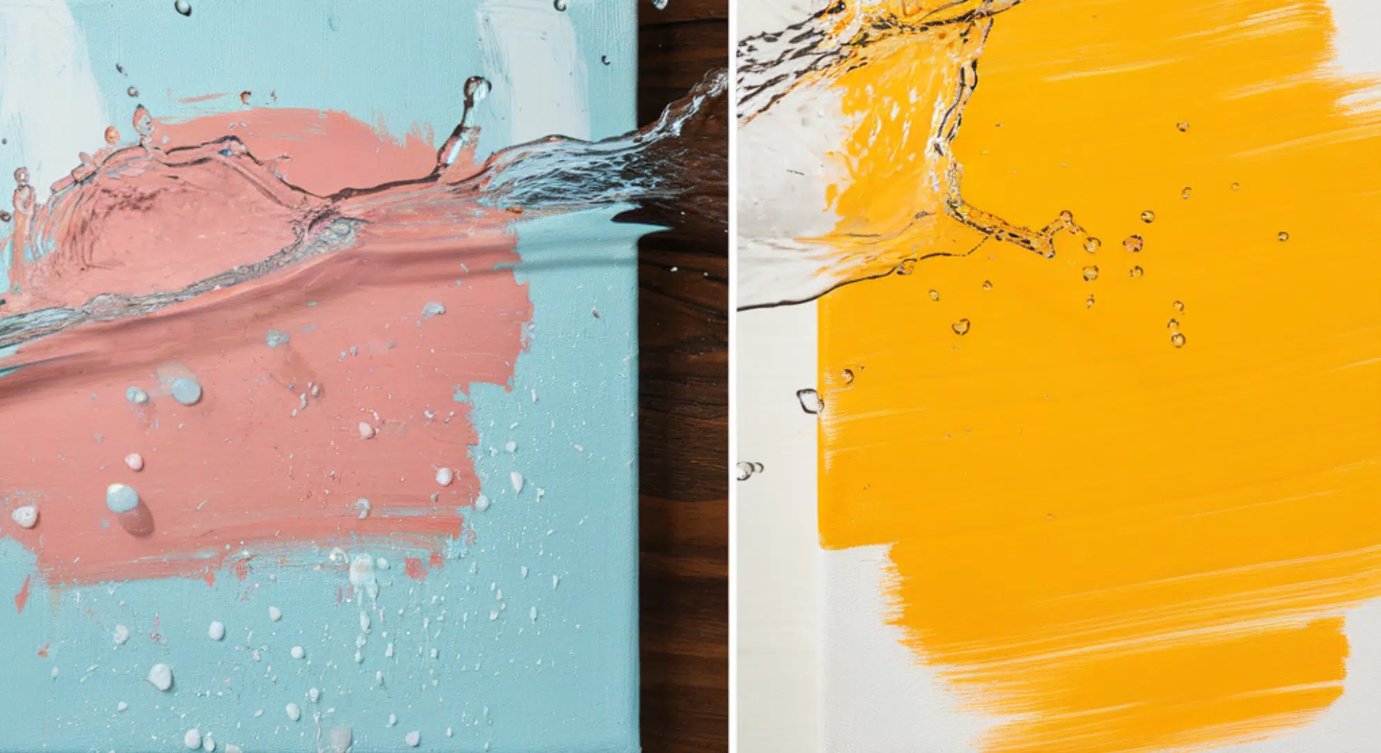 is acrylic paint waterproof