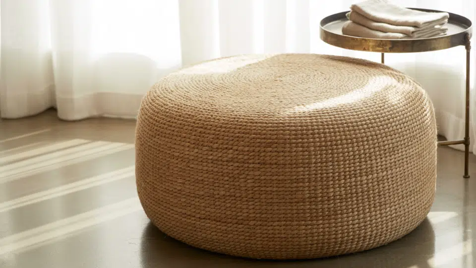 jute ottoman