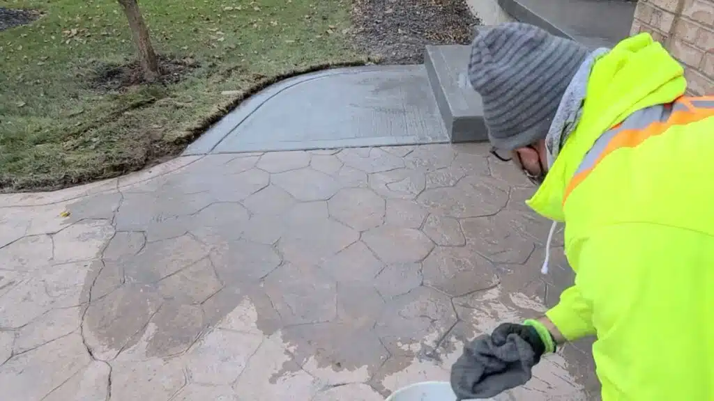 step 4 revitalize the concrete With a fresh color coat